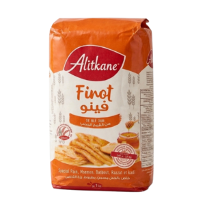 Alitkane Finot Extra Fine Durum Semolina – 1kg Authentic Moroccan Semolina for Meemen, Batbout & Bread Alitkane Finot Extra Fine Durum Semolina – 1kg Authentic Moroccan Semolina for Meemen, Batbout & Bread