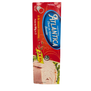 Atlantica Tuna Chunks in Tomato Sauce – 3 x 80g Atlantica Tuna Chunks in Tomato Sauce – 3 x 80g