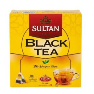 Sultan Black Tea – 100 Tea Bags (200g) | Authentic Moroccan